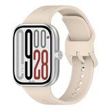 Mi7a Redmi Watch 4 / Redmi Watch 5 / Redmi Watch 6 Uyumlu Tokalı Silikon Kordon - Krem