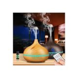 Mi7a Ultrasonik Aroma Hava Nemlendirici Hava Difüzör Kokulu Uçucu Yağ Difüzör 500 ml Kumandalı Led Işıklı