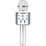 Mi7a WS-858 Karaoke Bluetooth Mikrofon - Gümüş