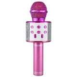Mi7a WS-858 Karaoke Bluetooth Mikrofon - Pembe