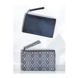 Mia Belt Portföy Çanta 2'li Paket Siyah Ve Kilim Desen Ebat: 15*23 cm