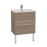 Mia Cordoba 60 Cm Çekmeceli Ayaklı Lavabo Dolabı Alt Modül + Lavabo