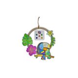 Mia Creative Art Kapı Süsü Etkinlik Seti - Tropikal Temalı - Sihirli Işıltılı Sulu Boya - Çocuk DIY Kiti (Kendin Yap)