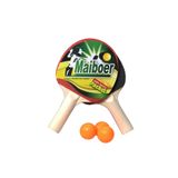 mia Kalın Gövde 2 Adet Masa Tenis Raketi ve 3 Adet Pinpon Topu