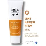 Mia Klinika 50 ml Cilt Beyazlatıcı Leke Kremi Ton Eşitleyici Etki ile Tüm Cilt Tiplerine Uygun