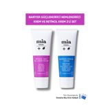 mia klinika Cilt Yenileyici Retinol Ve Bariyer Güçlendirici Nemlendirici Krem Ikili Set