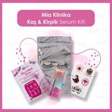 Mia Klinika Kaş ve Kirpik Serumu Kiti 6.5 ML Güçlendirici ve Dolgunlaştırıcı Su Bazlı Formül