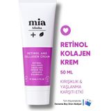 Mia Klinika Retinol Kolajen Krem Tüm Cilt Tipleri İçin Kırışıklık Karşıtı Etki 50 ml
