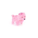 Mia Minik Hareketli Işıklı Sesli Köpek Peluş Oyuncak Pembe