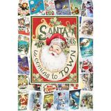 Mia Pera 36 Adet Simli Yılbaşı Kartpostal Seti Toptan Satış Yeniyıl Postcard Kardan Adam Noel Baba