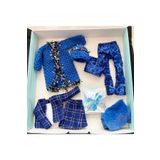 MIA WARDROBE Mıa Oyuncak Bebek Kıyafeti Mavi 3’lü Set