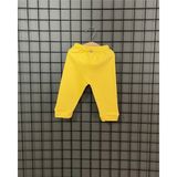 MiaBaby Basic Erkek Çocuk Pantolonu Renkli ve Rahat Kullanım İçin Tasarlandı - Sarı - 0 - 3 Ay