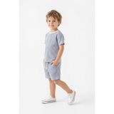 MiaBaby Bürümcük Şort Tişört 2li Takım - 2 - 3 Yaş - Indigo