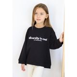 MiaBaby Diversity Baskılı Unisex Sweatshirt - 7 - 8 Yaş - Lacivert