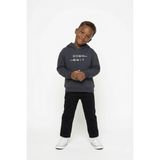 MiaBaby Kapşonlu Kanguru Sweat - Füme - 6 Yaş