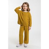 MiaBaby Triko Kazak Pantolon Takım - Fistik Yeşili - 5 - 6 Yaş