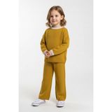 MiaBaby Triko Kazak Pantolon Takım - Hardal - 7 - 8 Yaş