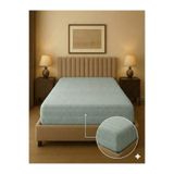 Miabella Home %100 Pamuk Armürlü Çift Kişilik Lastikli Çarşaf Fitted Yumuşak Dokulu Tek Kişilik Lastikli Çarşaf