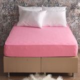 Miabella Home Gold Luxury Battal Boy Lastikli Penye Çarşaf 13747 - 180 x 200 - Pembe
