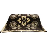 Miabella Home Kuyucak Mensucat Çift Kişilik Peluş Battaniye 15737 - Renkli - 185 x 220 cm