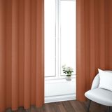 Miabella Home Mr.stock Blackout Işık Geçirmez Güneşlik Fon Perde Tek Kanat - 12189 - 140 x 230 cm - Kiremit
