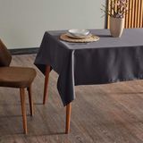 Miabella Home Mr.stock Saten Masa Örtüsü 140X140CM 12981 - 140 x 140 cm - Antrasit