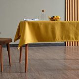 Miabella Home Mr.stock Saten Masa Örtüsü 140X140CM 12981 - 140 x 140 cm - Hardal