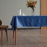 Miabella Home Mr.stock Saten Masa Örtüsü 140X140CM 12981 - 140 x 140 cm - Lacivert