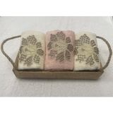 Miabella Home Mutfak Havlusu 3'lü Set, Hasır Sepette Çeyizlik, , Pamuk Mutfak Havlu Seti 30 x 50 - 30 x 50 cm - Çok Renkli