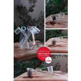miacat 1 Adet Mika Origami Şekilli Şeker Ve Kahve Kaşığı | Baharat Şeker Kahve Kaşığı Cam Değildir- 1 Adet