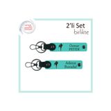 Miaju Boks Motifli Cesaret Temalı Armağan, Erkek Sporcuya Uygun Deri Anahtarlık, Turkuaz-Turkuaz