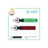 Miaju Motor Tutkunlarına, İsim Plaka Ve A Rh (+) Kan Grubu Yazılı X2 Anahtarlık Set, Kırmızı-F Yeşil-Ysl