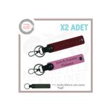 Miaju Motosiklet Aşıklarına Özel İsim Ve Plaka Yazdırılabilen X2'Li Anahtarlık Set, Pembe-Bordo-Ysl
