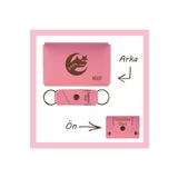 Miaju Pembe Renk, Bozkurt Ve Hilal Sevenlere, İsme Özel Cüzdan Ve Anahtarlık Set, Efsane Hatıra Takım