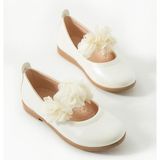 Mia&lui Flower Kız Çocuk Babet - Açık Ekru