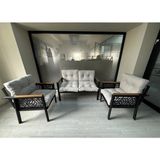 Miami 2+1+1 Melisa Balkon-Bahçe-Kafe Çay Seti Koltuk Oturma Takımı-Oturma Grubu,ofis Koltuğu - Çok Renkli