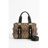 Miami Polo 1204 Kapitone Kadın Kol Çantası El Çantası Omuz Çanyası - One Size - Leopar