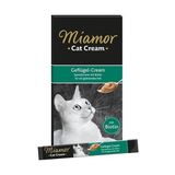 Miamor 6X15 g Tavuklu Kedi Ödülü Kalsiyum Desteğiyle Yetişkin Kediler İçin Özel Krema