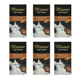 Miamor 6x15 gr Cat Snack Cream Ciğerli Kedi Ödülü
