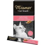 Miamor Cat Snack Somonlu Kedi Ödülü 6 x 15 gr Yetişkin Kediler İçin Lezzetli Krema