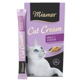 Miamor Cream Kedi Ödülü, Malt ve Peynir, 6x15 g