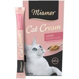 Miamor Cream Somonlu Bağışıklık Destekleyici Yetişkin Kedi Sıvı Ödül Maması 6X15 Gr