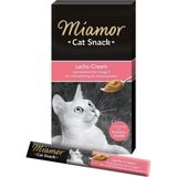 Miamor Cream Somonlu Yetişkin Kedi Ödül Maması 6X15 Gram - Sıvı