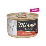 Miamor Pastete Ciğerli Tahılsız 6x85 gr Kedi Konservesi