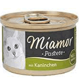 Miamor Pastete Tavşanlı Tahılsız Konserve 85 gr Kedi Maması