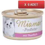 Miamor Pastete Ton Balıklı 6x85 gr Yetişkin Kedi Konservesi