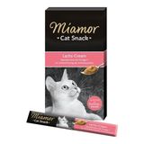 Miamor Somonlu Kedi Ödülü 15g x 5 Adet Yetişkin Kediler İçin Lezzetli Krema