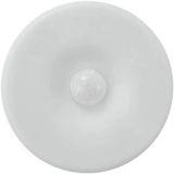 MianBaoShu Hareket sensörlü dolap lambası, gece lambası duvar lambası, USB şarj edilebilir LED ışık akıllı sensör lambası, dolap, koridor vb. için pille çalışan lamba (beyaz ışık 1 parça)