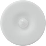 MianBaoShu Hareket sensörlü dolap lambası, gece lambası duvar lambası, USB şarj edilebilir LED ışık akıllı sensör lambası, dolap, koridor vb. için pille çalışan lamba (beyaz ışık 1 parça)