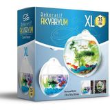 Miapet Dekoratif Duvar Akvaryumu Xlarge 3,5 Litre 29 cm - Çok Renkli